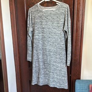 Lou & Grey Heathered Gray Knit Dress